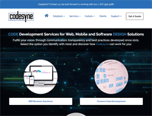 Tablet Screenshot of codesyne.com